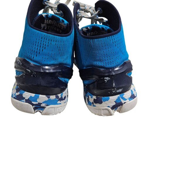 Under Armour SC30 Basketball Shoes Blue/White Size 9 Mens High-Top - Picture 6 of 6